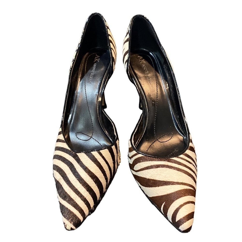 Anne Klein Zebra Print Heels l Women’s Size 8 Shoes - Picture 3 of 5